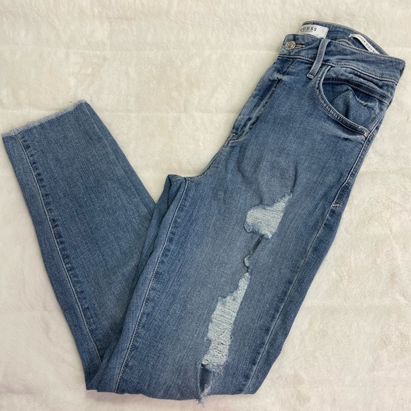 Guess Super High Rise Skinny Jeans - Picture 3 of 9